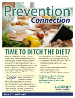 Spring 2017 - Gundersen Health System