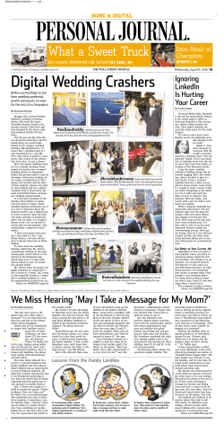 Digital Wedding Crashers
