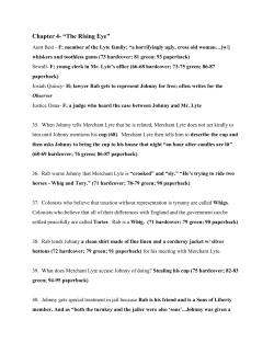 JT Chapter 4 Answer Key - Mrs. Winter 7th Grade English, Blue Cluster