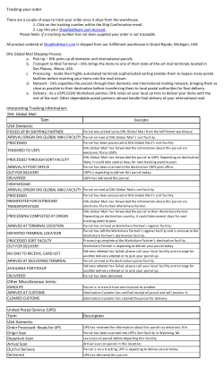 United Postal Service (UPS)