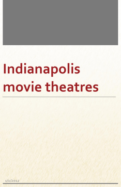 Indianapolis movie theatres - Movie