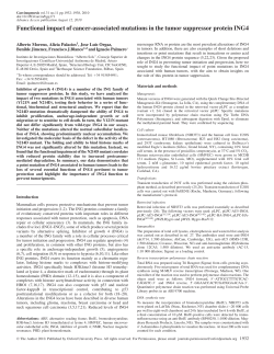 Functional impact of cancer-associated mutations in the tumor