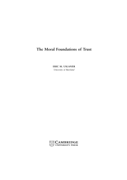 The Moral Foundations of Trust - Assets