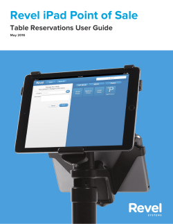 Revel iPad Point of Sale