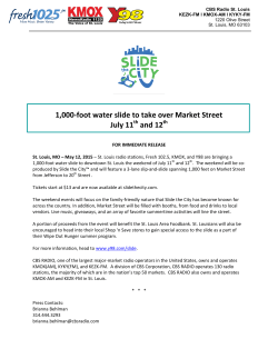 1000-foot water slide to take over Market Street July