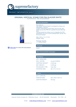 ORIGINAL VERTICAL STAND FOR PS4 GLACIER WHITE