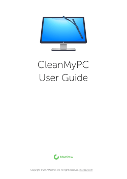 CleanMyPC User Guide