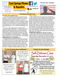 Tai Chi Students Earn Certificates Prepare for the Holidays