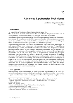 Advanced Lipotransfer Techniques