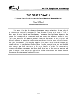 the first roswell - Majestic Documents