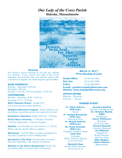 pdf - Our Lady of the Cross Parish