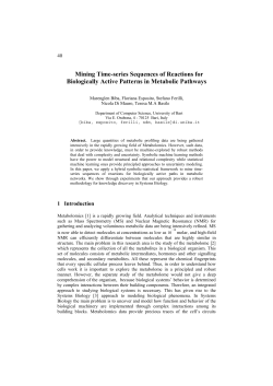 Mining Time-series Sequences of Reactions for Biologically