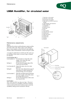 LQQA Humidifier, for circulated water