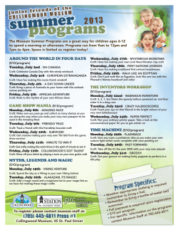 programs - Town of the Blue Mountains