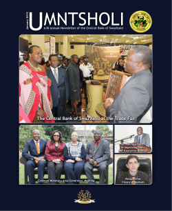 January 2015 - Central Bank of Swaziland