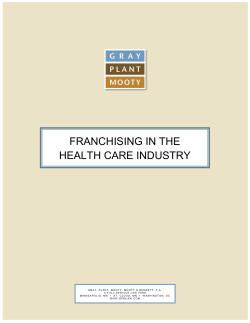 franchising in the health care industry