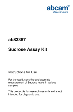 ab83387 Sucrose Assay Kit
