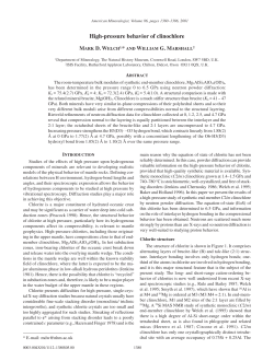 High-pressure behavior of clinochlore