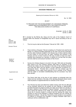 (Replacing the Ecclesiastical Offences Act 1950)