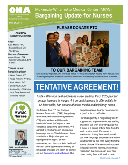Newsletter Feb. 24, 2017 - Oregon Nurses Association