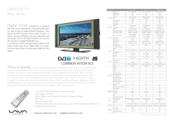 LAVA LCD TV Khor Series Digital Tuner