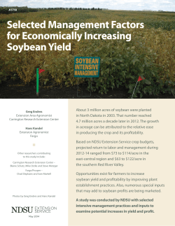 A-1718 Increasing Soybean Yield