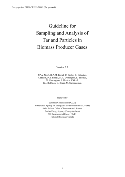Standard Practice for Sampling and Analysis of Organic