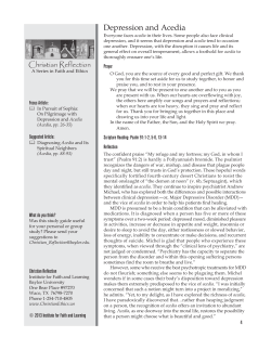 Acedia - Baylor University