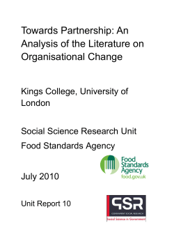 Towards Partnership: An Analysis of the