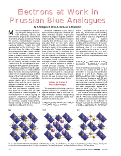 Electrons at Work in Prussian Blue Analogues