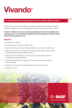 Vivando ® Fungicide Brochure