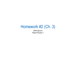 Homework #2 (Ch. 3)