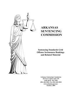 arkansas sentencing commission