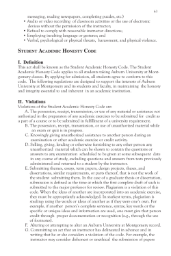 I. Definition II. Violations