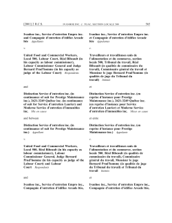 Ivanhoe inc., Service d`entretien Empro inc. Ivanhoe inc., Service d