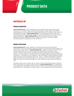 product data - Industrial Lubricants and Services