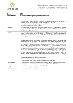 B2EL Product Name: Bulk antigen for diagnosing Chlamydia by ELISA