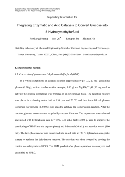 Integrating Enzymatic and Acid Catalysis to Convert Glucose into 5