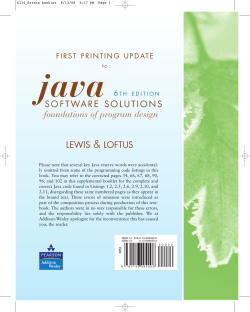 Printing Update - GMU Computer Science