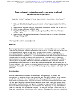 Reversed graph embedding resolves complex single