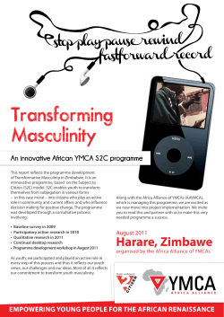 tm-report-2011 - Africa Alliance of YMCAs