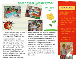 Green Class Weekly Review