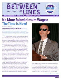 Fall 2013 Newsletter - Colorado Developmental Disabilities Council