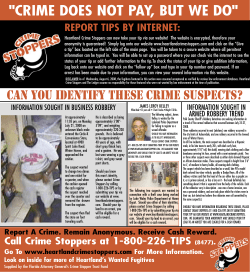 crime does not pay, but we do