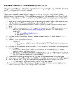 Uploading Blog Posts to Content Delivered Client Portal: