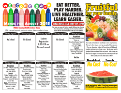 No Cost No Cost - White County Middle School