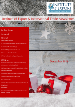 Export Finance Doubled UK Balance of Trade Widens Despite
