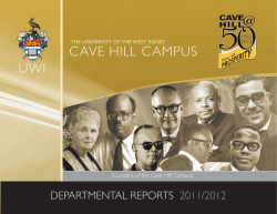 2011 - 2012 - Cave Hill Campus - The University of the West Indies