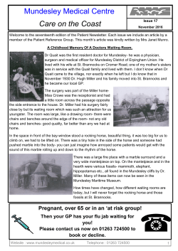 Nov - Mundesley Medical Centre