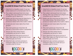 Live54218 Dried Fruit Fun Facts Live54218 Dried Fruit Fun Facts